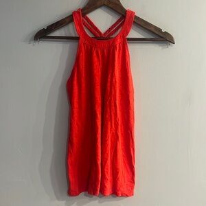 ABERCROMBIE KIDS Girl’s Bright Red Braided Strap Tank Top Size 11/12